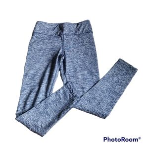 90 Degree By Reflex Womens Navy Heathered Soft Leggings Size L